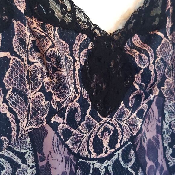 Guess Pink & Black Slip Dress Size XS - Picture 3 of 9